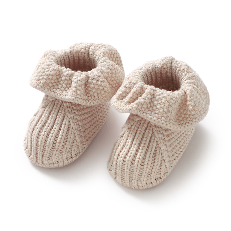 Winter Clothing For Toddlers - 0-18 メートル幼児 Wram ファーストウォーカーブーツ冬秋幼児屋外屋内履物衣類付属品女の赤ちゃんの靴ニット