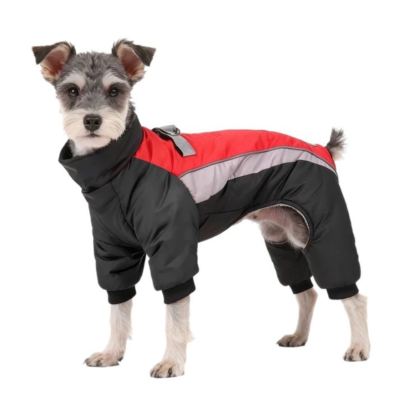 Winter Clothing Leg Warmers - 秋冬用ベルベット犬用ウォーマー、子犬用防水、伸縮性のある四足服、ペット服、携帯用犬服