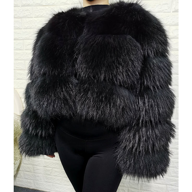 プラスサイズトップスブラウンファーマオマオコン肥満女性のアウ - Winter Clothing For Plus Size Women のレビューと価格