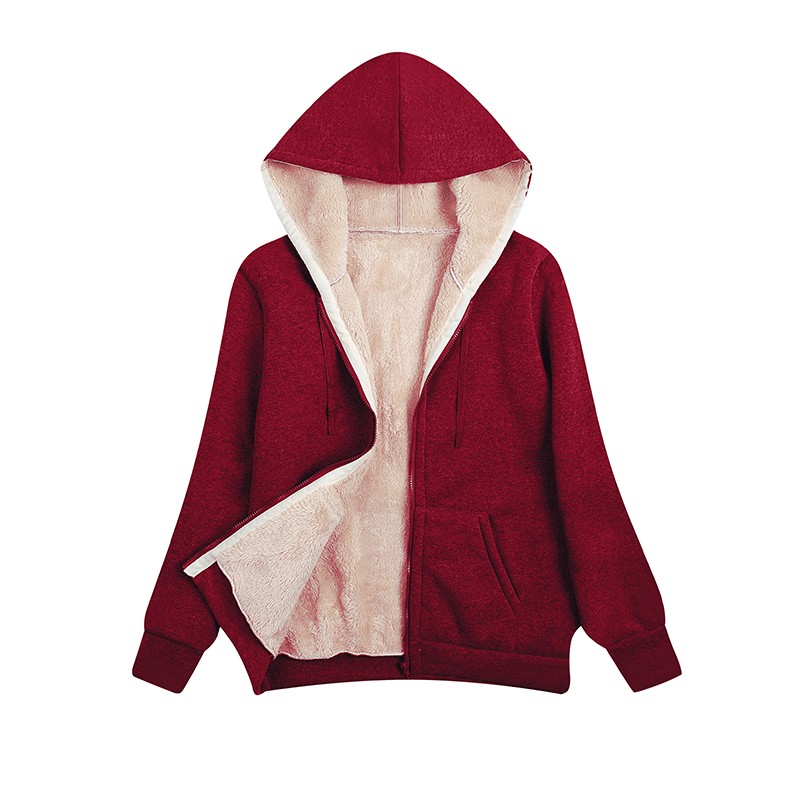 レディース冬物セール ジップアップパーカー ルーズフィット  - Winter Clothing Sale Women のレビューと価格