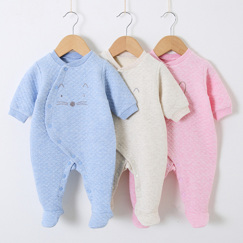 ベビーコットンロンパース服新生児長袖ユニセックスワンピースパ - Winter Clothing For Toddlers のレビューと価格