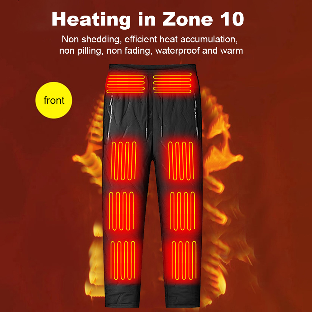 男女兼用電熱ズボン 10箇所発熱 電熱パンツ 3段階温度調整 - Winter Clothing Leg Warmers のレビューと価格