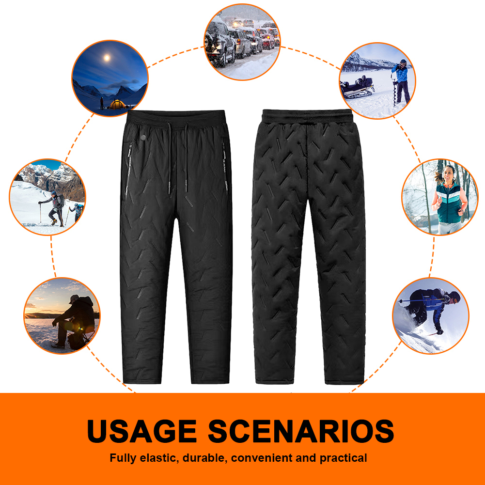 男女兼用電熱ズボン 10箇所発熱 電熱パンツ 3段階温度調整 - Winter Clothing Leg Warmers のレビューと価格