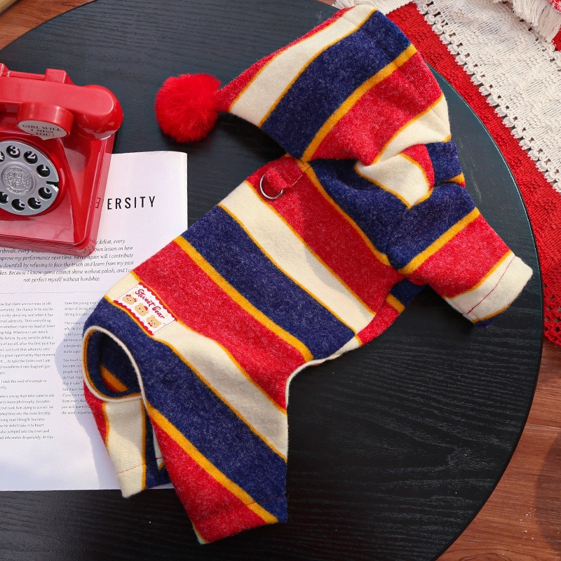 テディ新年ベリーウォーマーヨーロッパスタイルペット四足服クラ - Winter Clothing Leg Warmers のレビューと価格