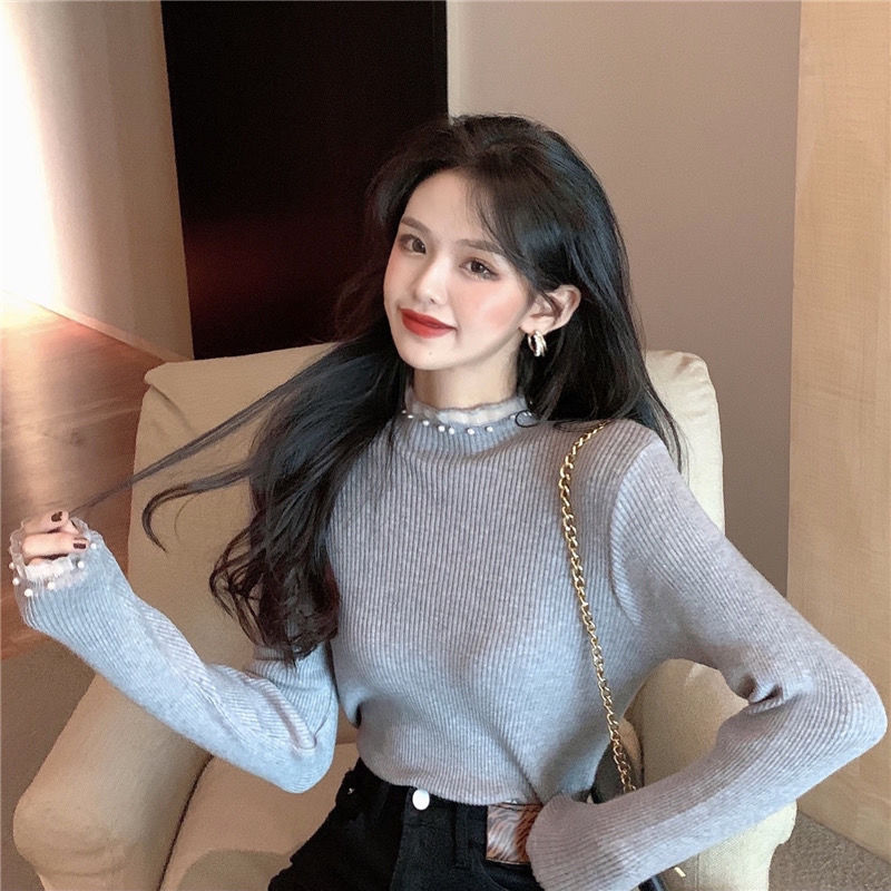 2025年ファッション パールレース 女性用プルオーバー 暖 - Winter Clothing Sale Women のレビューと価格