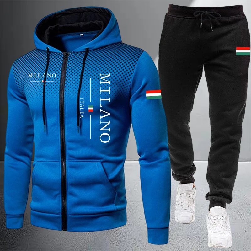 2026 ハイエンドメンズ服ジップフード付きスウェットシャツ - Winter Clothing Matching のレビューと価格