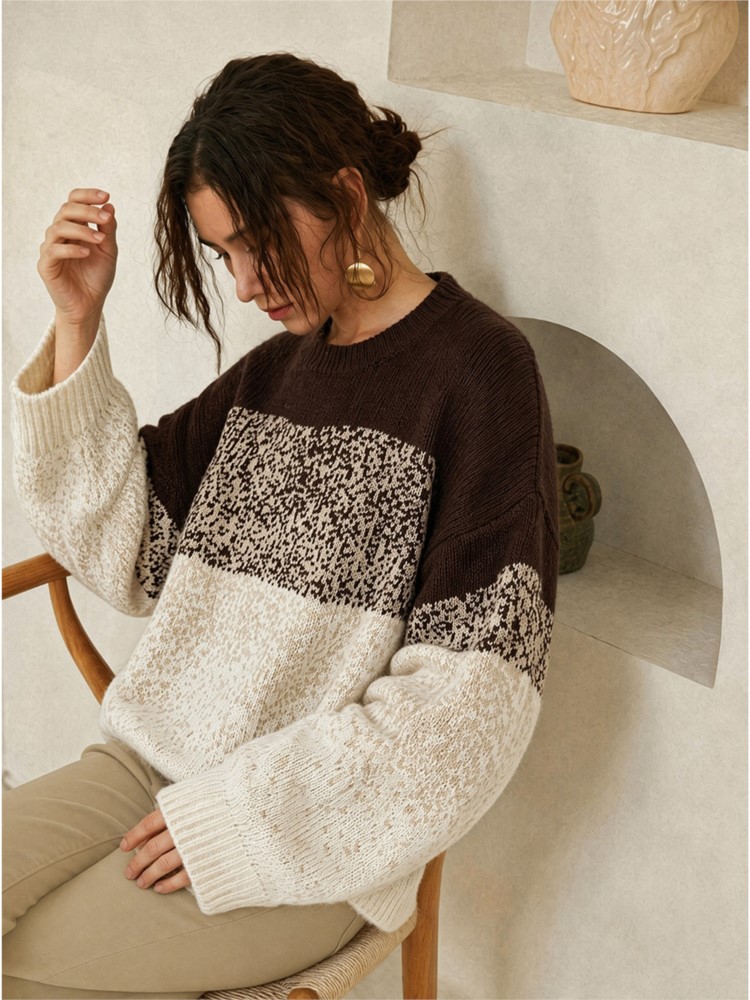 女性のプラスサイズカジュアルニット冬長袖ニットセータールーズ - Winter Clothing For Plus Size Women のレビューと価格
