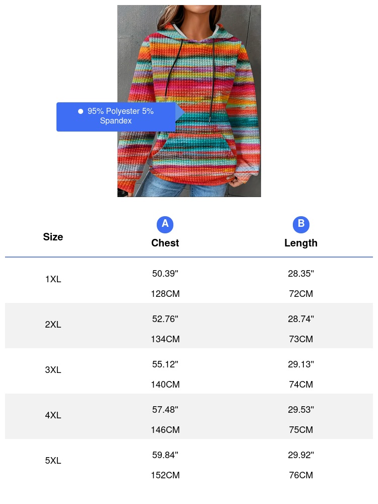 女性用巾着付きフード付きスウェットシャツ、長袖、カンガルーポ - Winter Clothing For Plus Size Women のレビューと価格