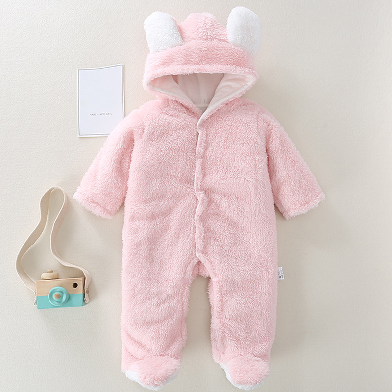 冬の赤ちゃん男の子ロンパースフード付き漫画スタイル幼児子供女 - Winter Clothing For Toddlers のレビューと価格