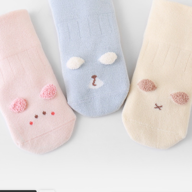 ベビー冬靴下新生児綿 1-3 年シームレスルーズカフ漫画耳デ - Winter Clothing Leg Warmers のレビューと価格