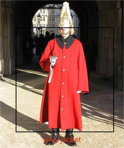英国軍馬ガードジャケットコスプレ衣装ロンドンパレード軍事冬ジ - Jacket Winter Clothing のレビューと価格