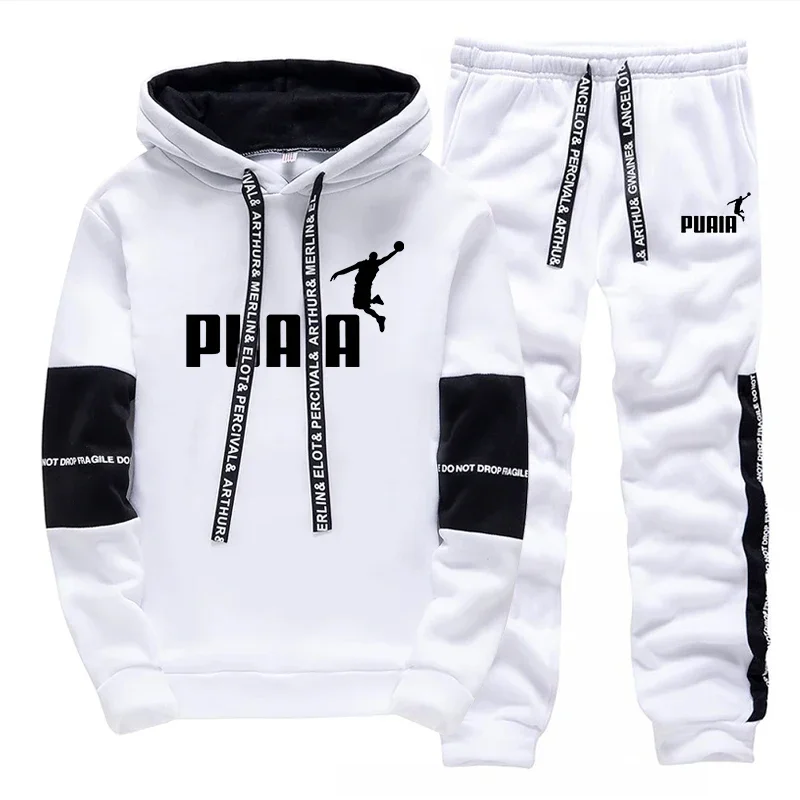 ホットセール メンズトラックスーツ プリントカジュアルスウェ - Winter Clothing Usa のレビューと価格
