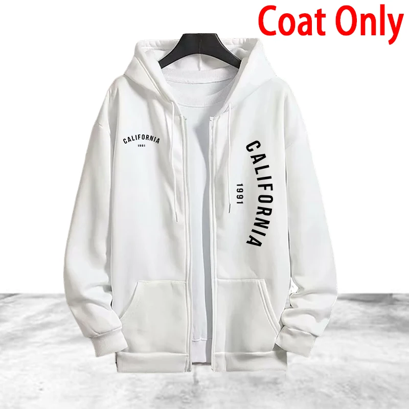 秋冬メンズトラックスーツカジュアルジップアップフード付きスウ - Jacket Winter Clothing のレビューと価格
