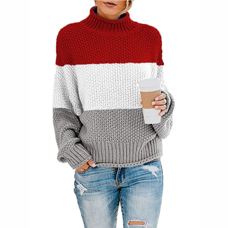 女性用ニットセーター,外国貿易,プラスサイズ,S-3XL,新 - Winter Clothing For Plus Size Women のレビューと価格