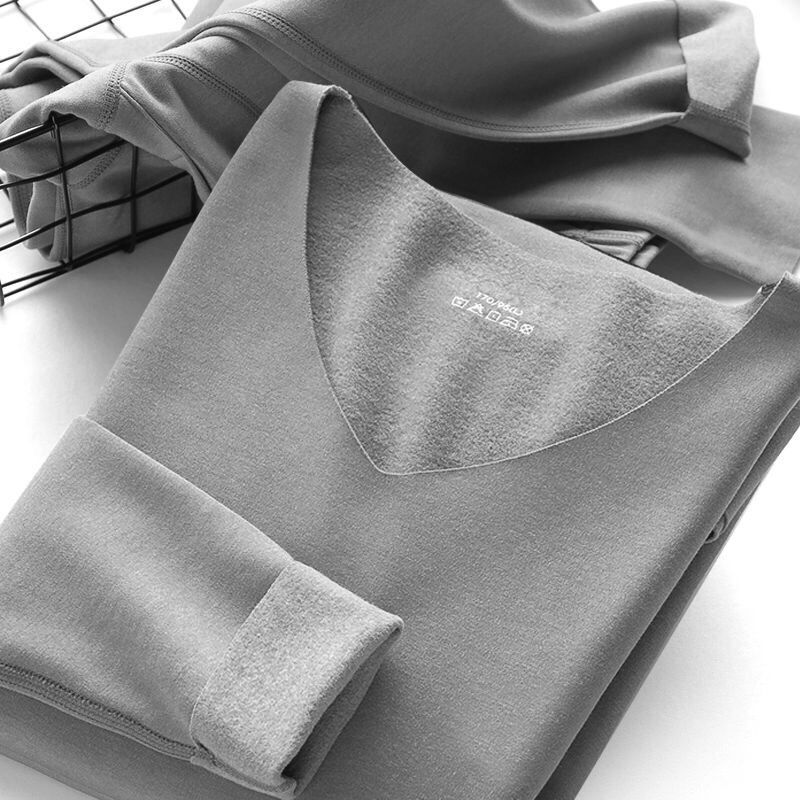メンズウォームフリース裏地付きTシャツ,厚手のVネックTシャ - Winter Sun Clothing のレビューと価格