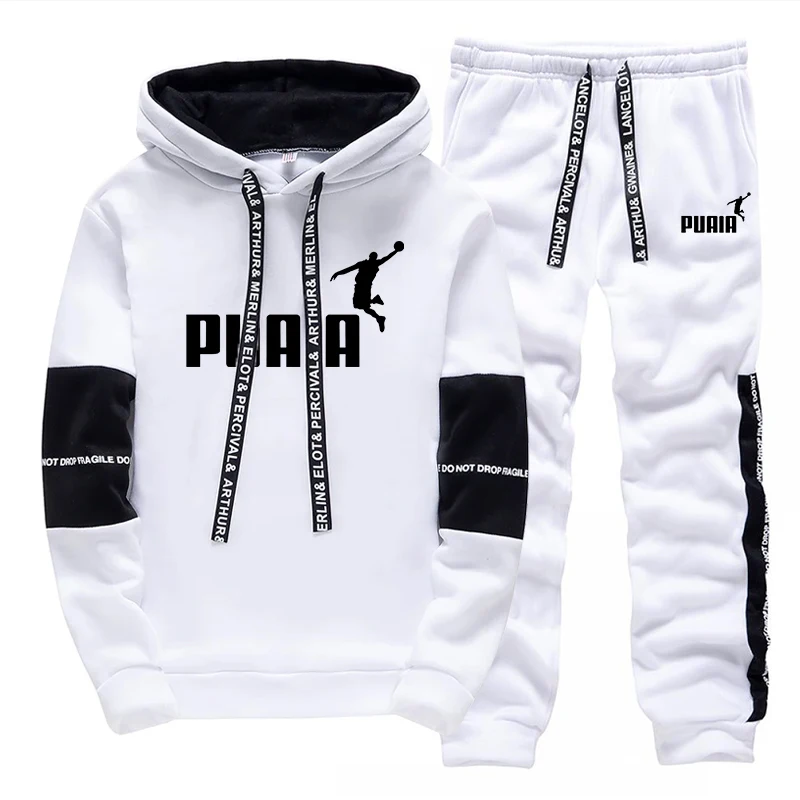 ホットセールス トラックスーツ メンズ カジュアル フード付 - Winter Clothing Usa のレビューと価格