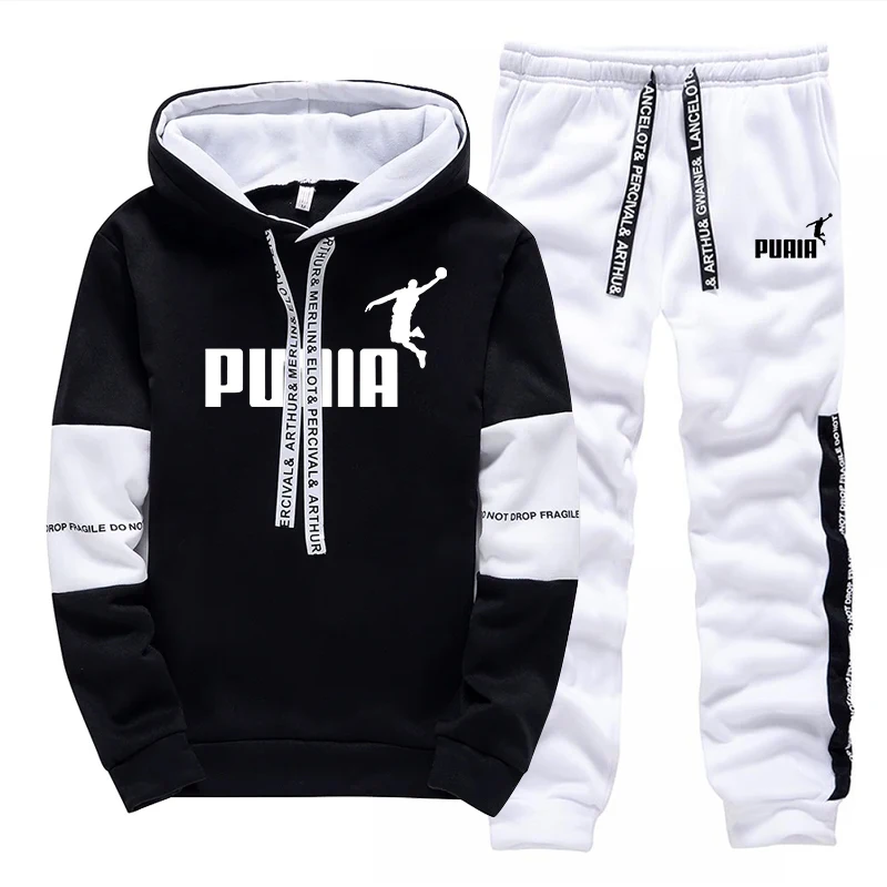 ホットセールス トラックスーツ メンズ カジュアル フード付 - Winter Clothing Usa のレビューと価格