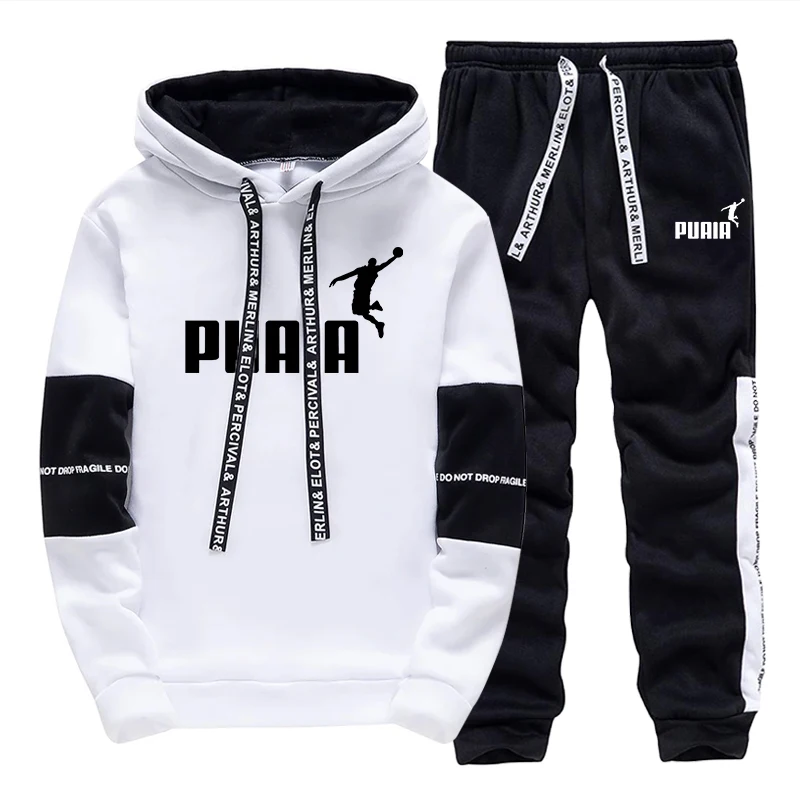 ホットセールス トラックスーツ メンズ カジュアル フード付 - Winter Clothing Usa のレビューと価格
