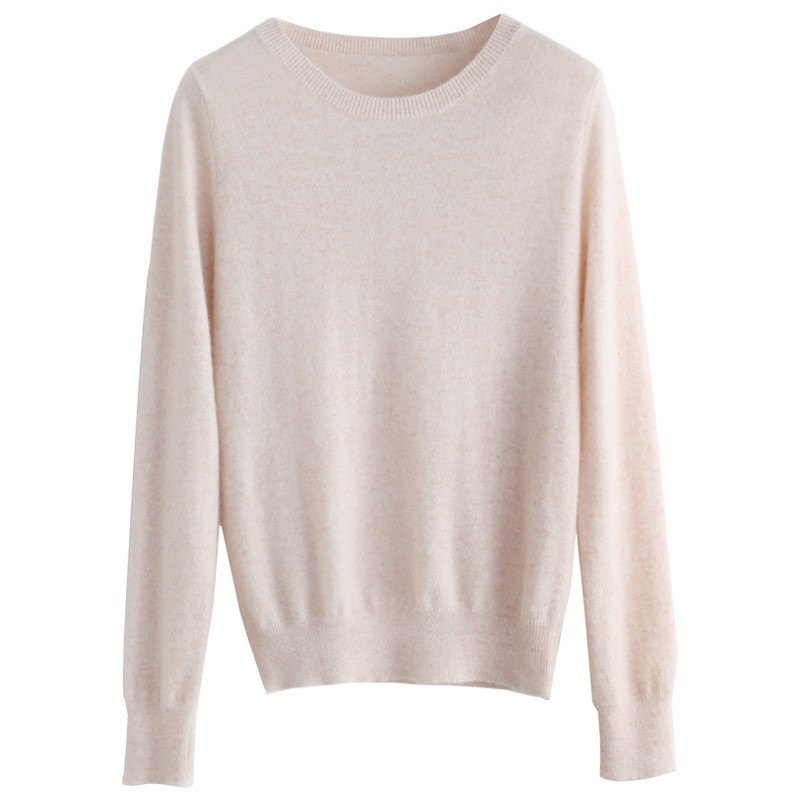 レディース冬用ラウンドネックスリムフィット無地リブセーター、 - Winter Clothing Sale Women のレビューと価格