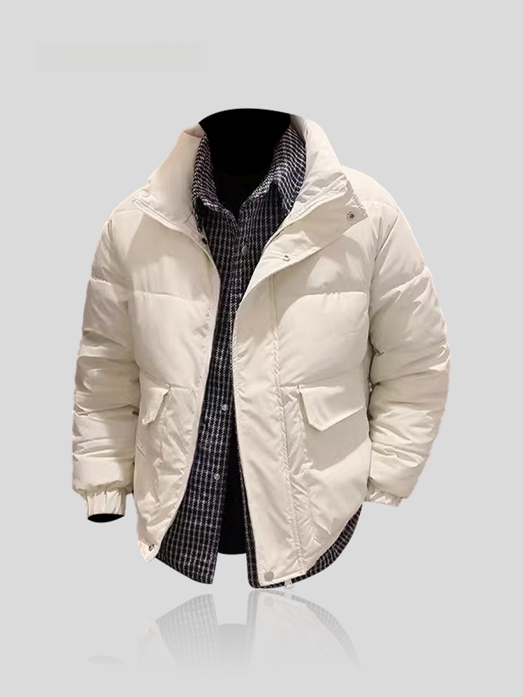 厚みのあるダウンコットンジャケットメンズカジュアルパッチワー - Winter Sun Clothing のレビューと価格