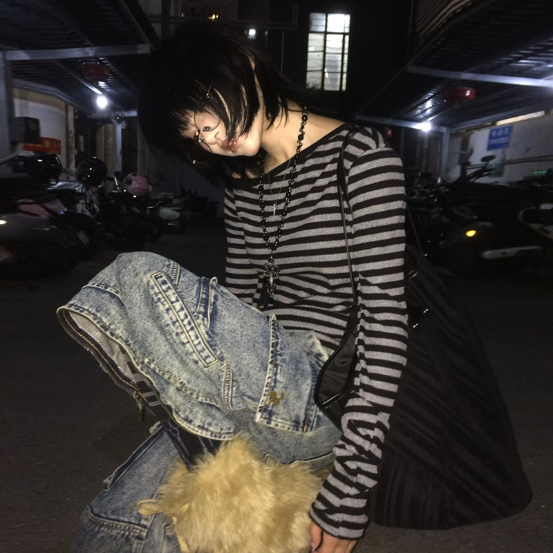 Genayooa 日本 Y2k Tシャツ女性長袖オフショルダ - Winter Clothing Aesthetic のレビューと価格