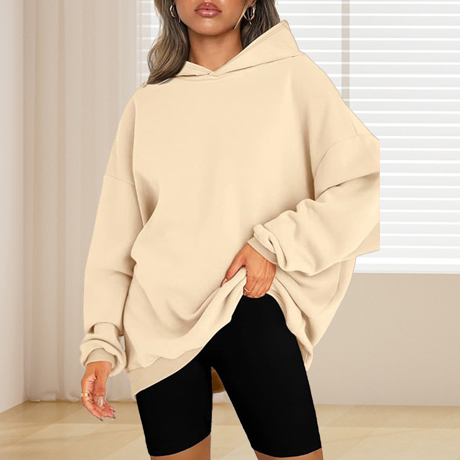 プラスサイズのベーシックソリッドカラーパーカー、カジュアルシ - Winter Clothing For Plus Size Women のレビューと価格