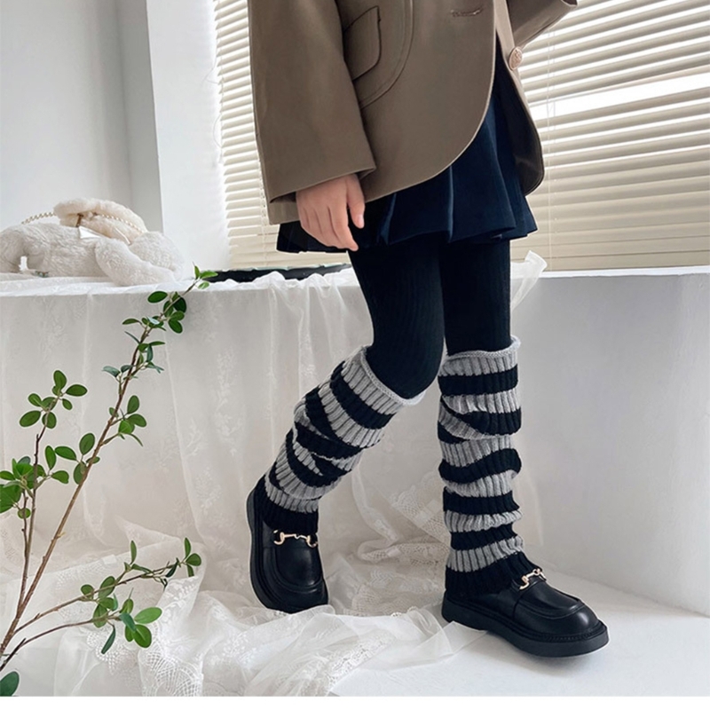 ニットニーハイソックススタイリッシュソックススリーブトレンデ - Winter Clothing Leg Warmers のレビューと価格