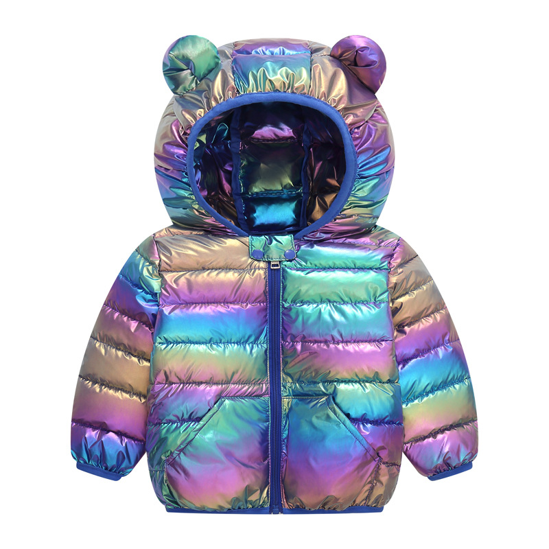 子供用フード付きコットンジャケット,厚くて暖かいアウター,ベ - Winter Clothing For Toddlers のレビューと価格