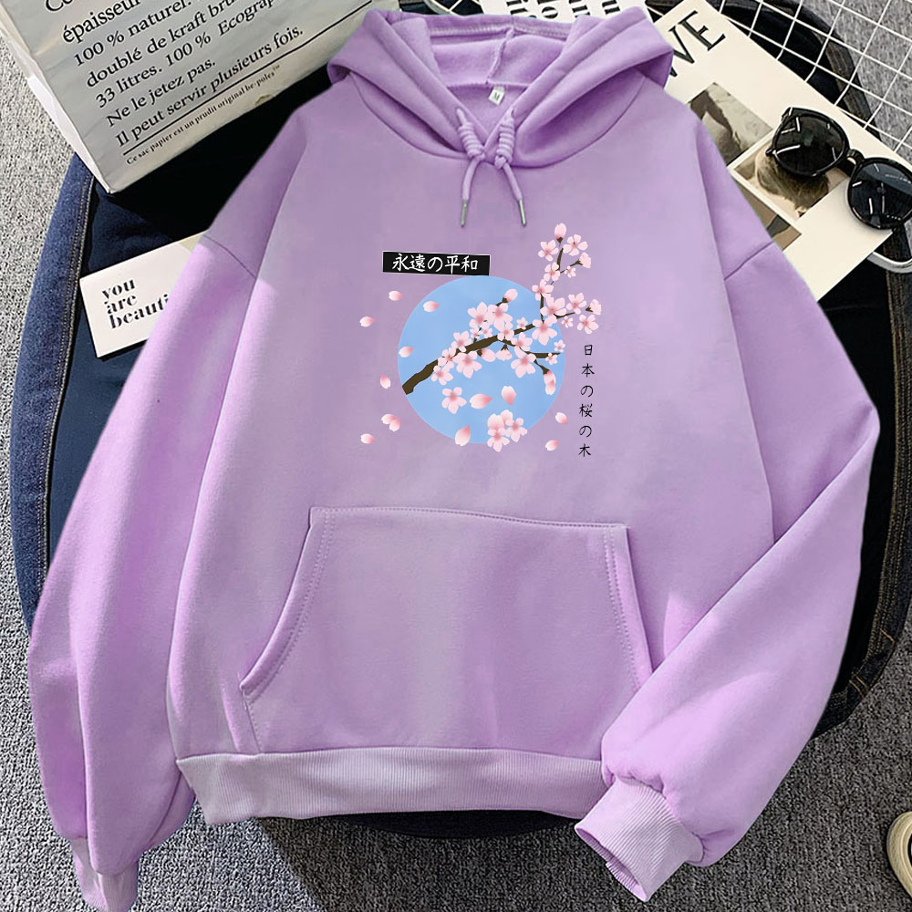日本の桜のグラフィックパーカー男性と女性のための快適なスウェ - Winter Clothing Yellowknife のレビューと価格