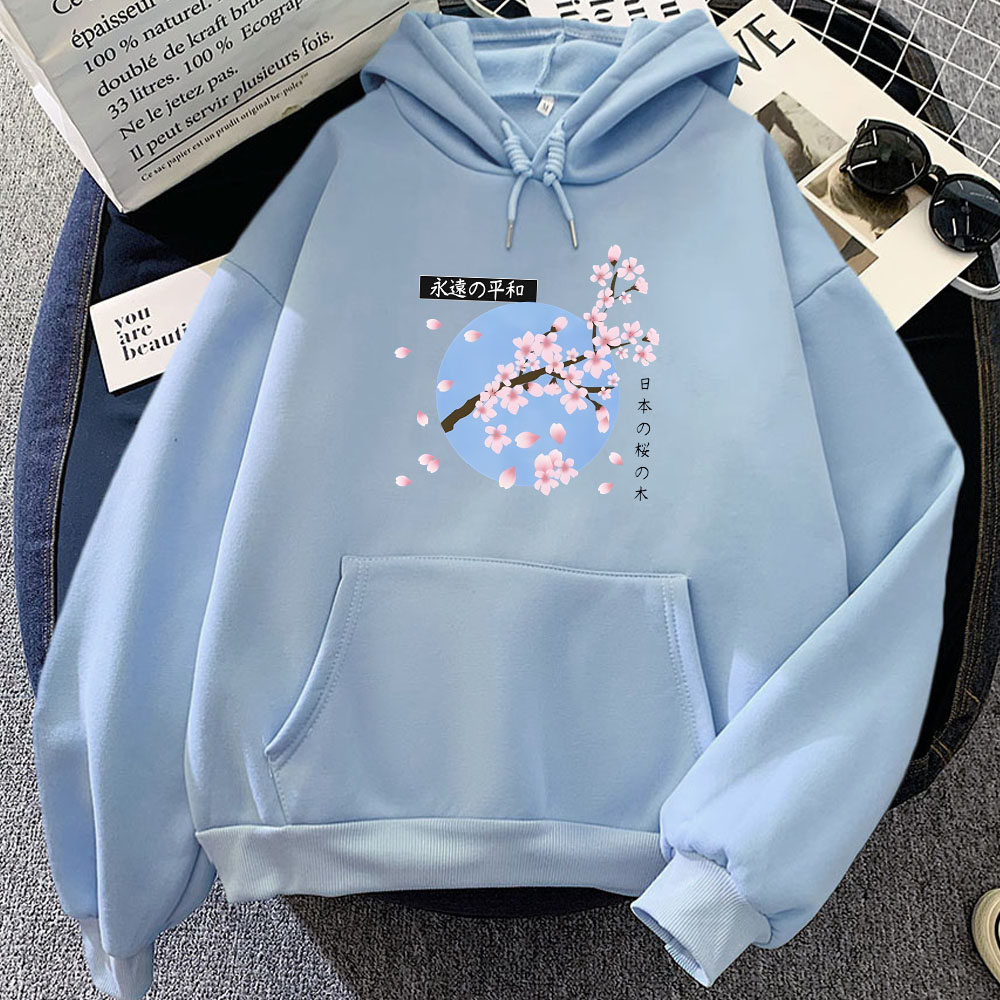 日本の桜のグラフィックパーカー男性と女性のための快適なスウェ - Winter Clothing Yellowknife のレビューと価格