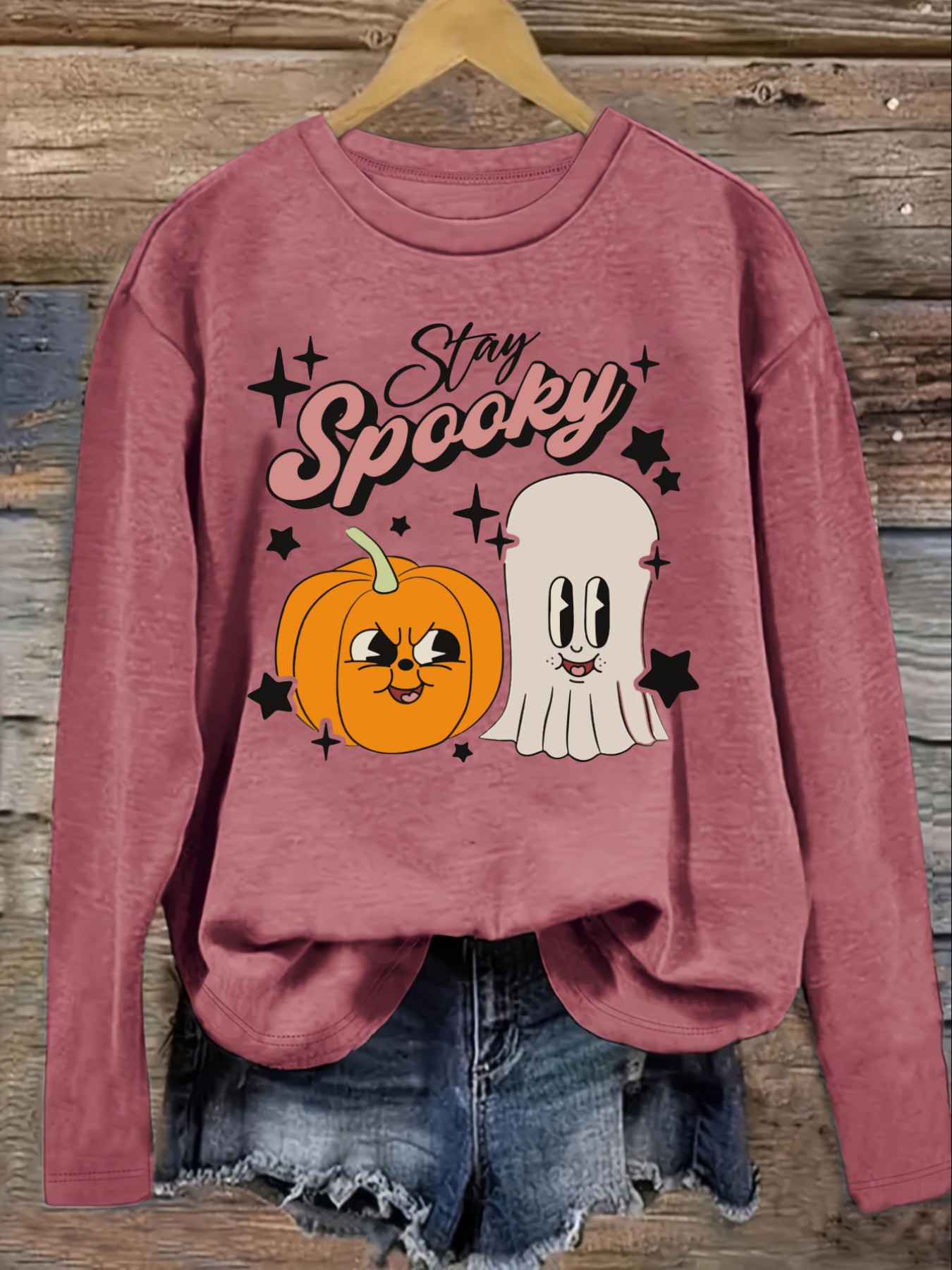 レディースカジュアル長袖クルーネックTシャツ、スティーカイ・ - Winter Clothing Usa のレビューと価格