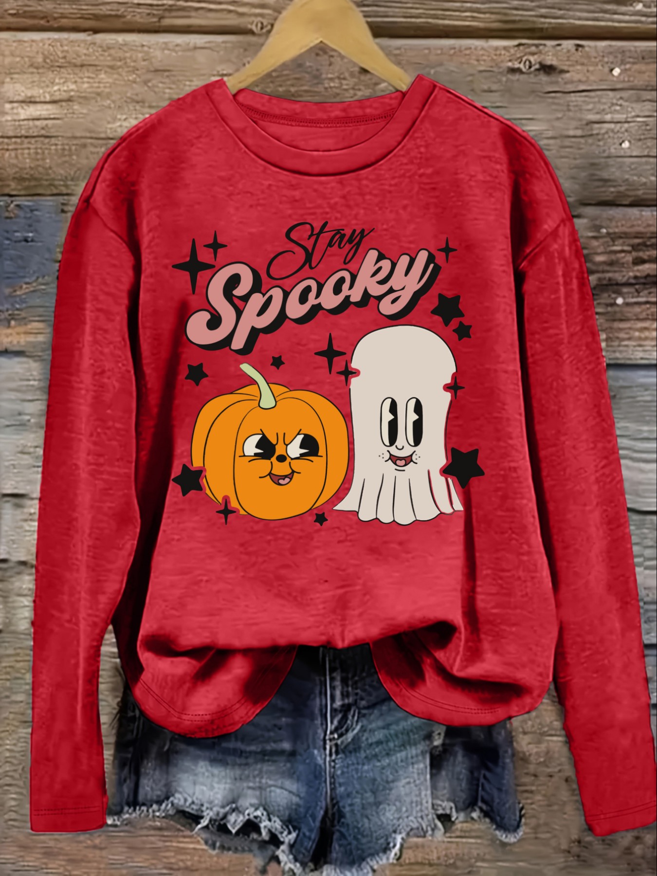 レディースカジュアル長袖クルーネックTシャツ、スティーカイ・ - Winter Clothing Usa のレビューと価格