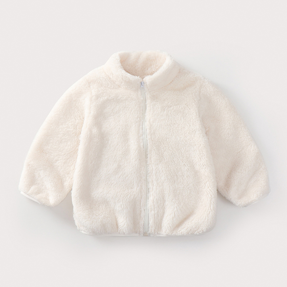 ファッション子供男の子無地ぬいぐるみコート秋冬暖かい赤ちゃん - Winter Clothing For Toddlers のレビューと価格