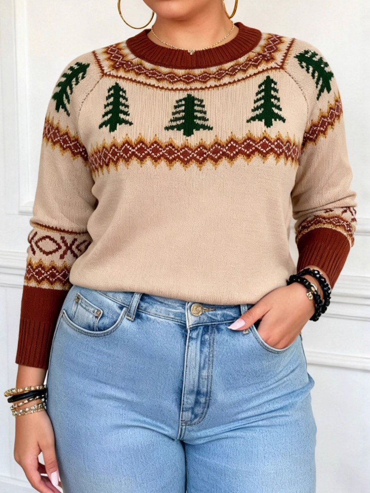 女性のプラスサイズ L-3XL カジュアルニット長袖ニットセ - Winter Clothing For Plus Size Women のレビューと価格