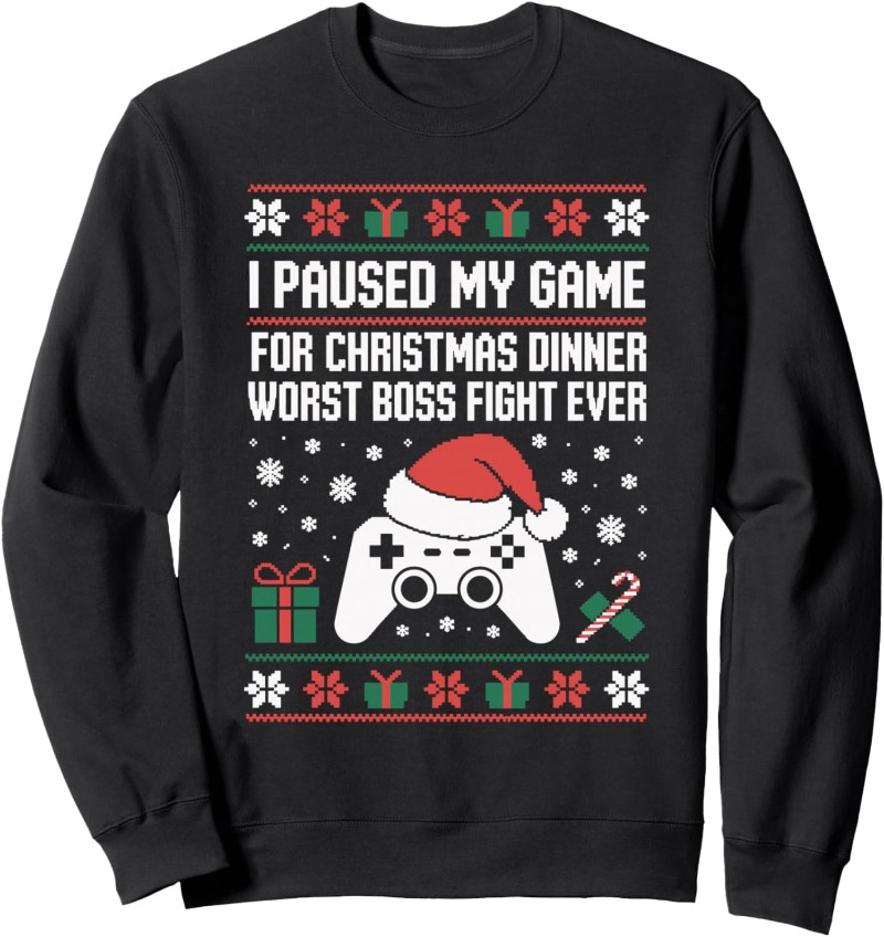 面白いゲーマー醜いクリスマスセータービデオゲームゲームクリス - Winter Clothing Video のレビューと価格