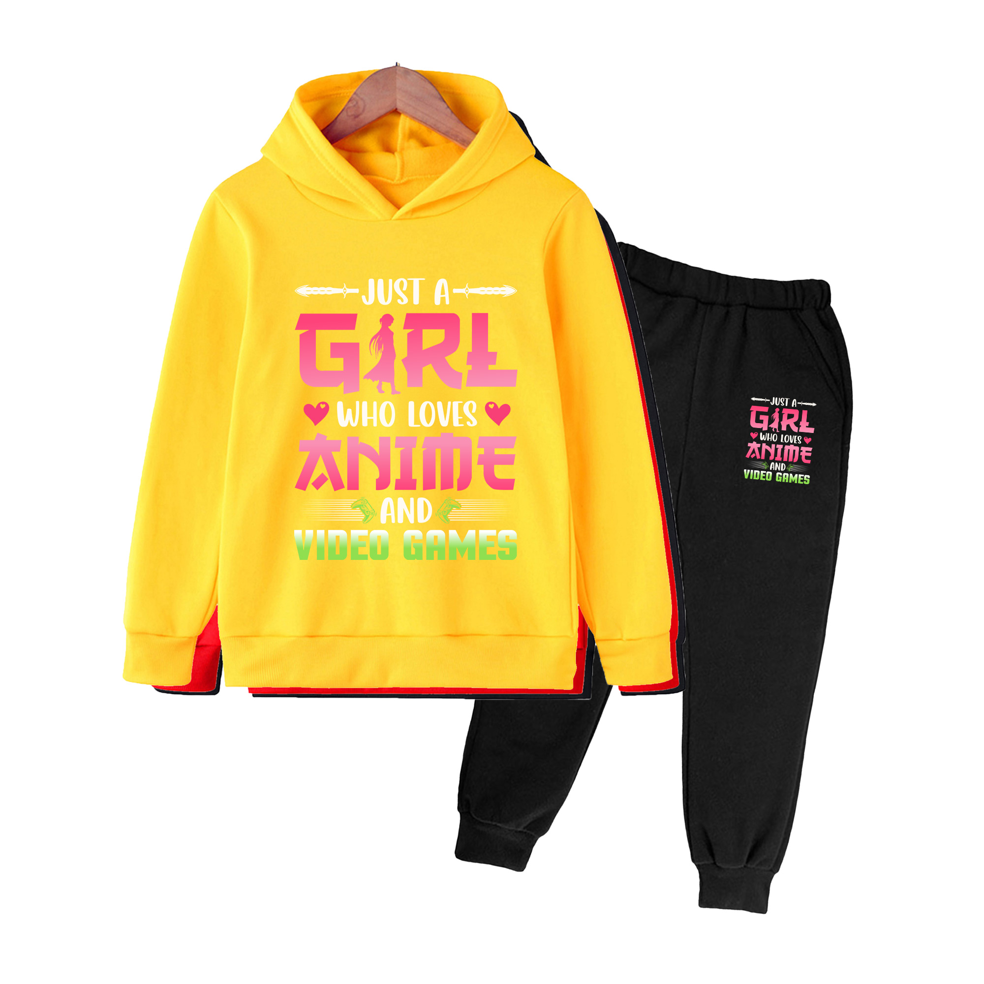 キッズアニメ＆ビデオゲームプリントのフーディーとジョガーパン - Winter Clothing Video のレビューと価格