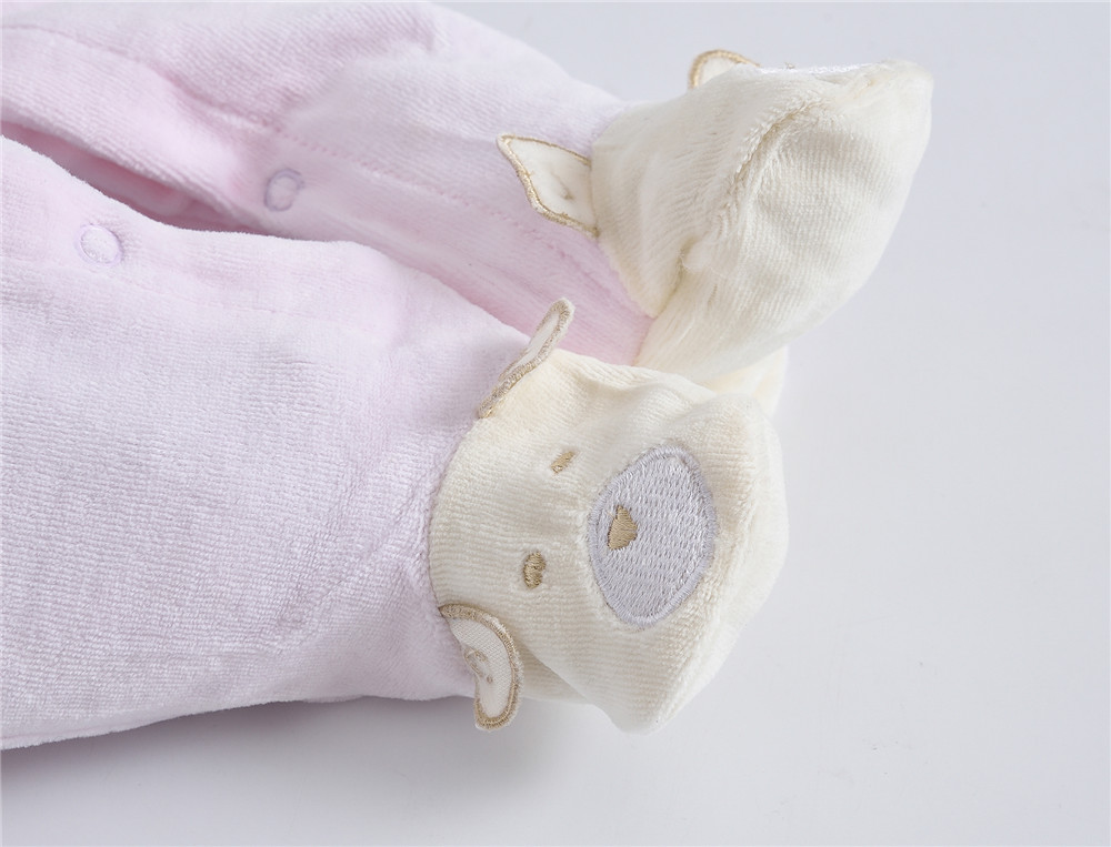 Kavkas 女の赤ちゃん服長袖綿冬暖かいロンパースクマ固体 - Winter Clothing For Toddlers のレビューと価格