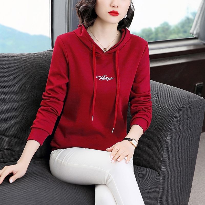 女性用長袖パーカー,ルーズフィット,レタリング刺繍,ストリー - Winter Clothing Drawing のレビューと価格
