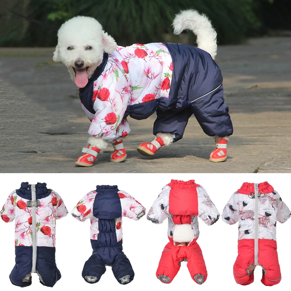 ペット冬服防水ジャンプスーツ女の子男の子小型犬チワワヨークシ - Winter Clothing For Toddlers のレビューと価格
